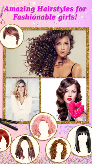 Beauty Cam Hair and Makeup Schermafbeelding 1