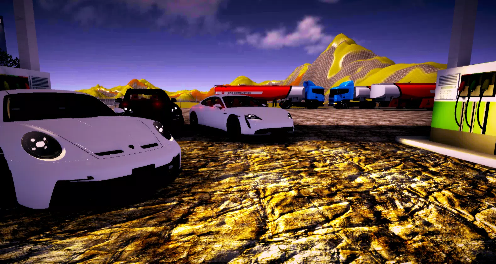 Porsche Driving Simulator Tangkapan skrin 3