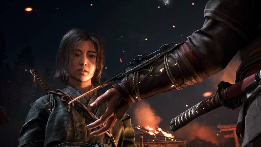 Naoe通過Ubisoft在刺客信條陰影中收到了隱藏的刀片。