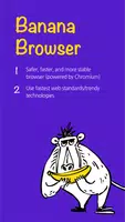 Banana Browser: Adblock, Secur Captura de pantalla 1