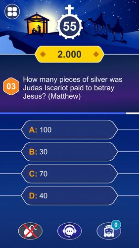 Schermata Daily Bible Trivia: Quiz Games 3