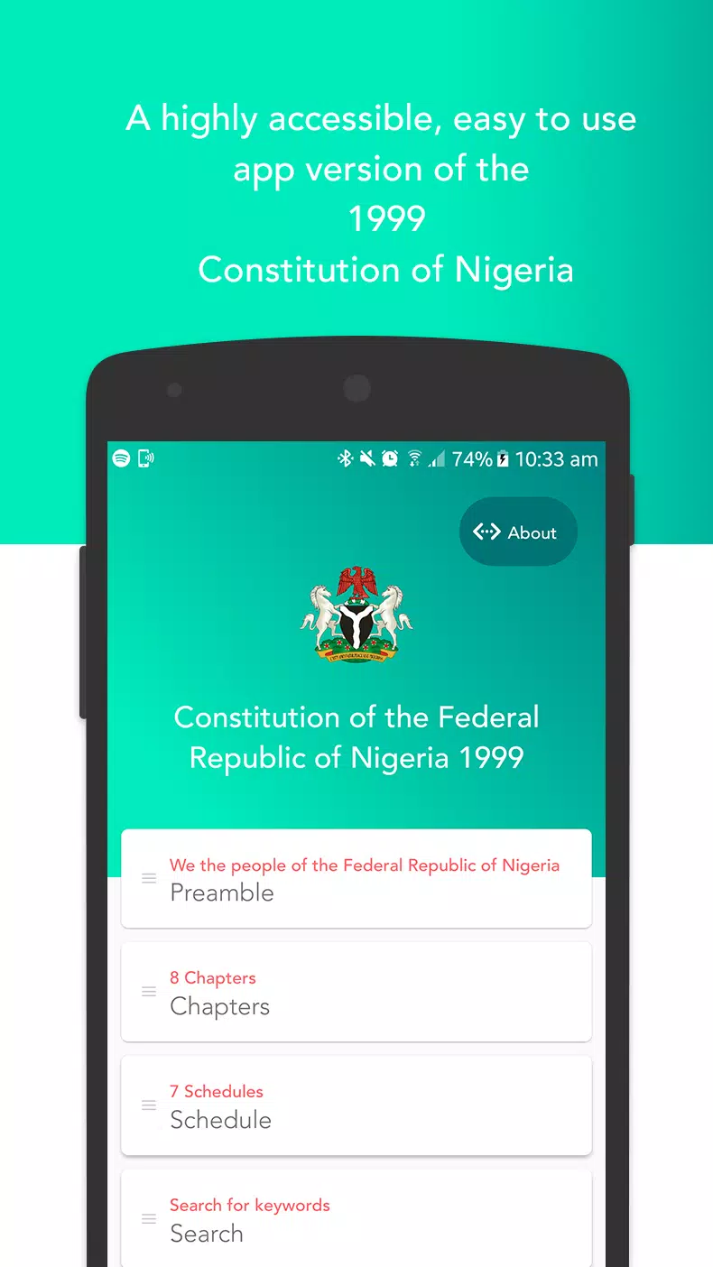 The Nigerian Constitution 1999應用截圖第1張