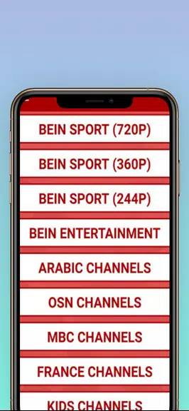 Yacine TV - Live Scores Screenshot 1