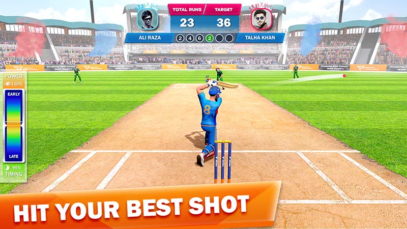 Super Cricket Clash ဖန်သားပြင်ဓာတ်ပုံ 1