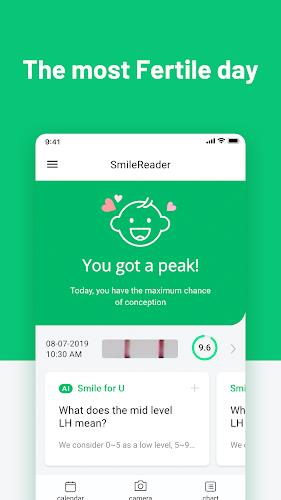 SmileReader Ovulation tracker Tangkapan skrin 1