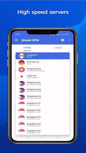 Shield VPN Mod Captura de pantalla 4
