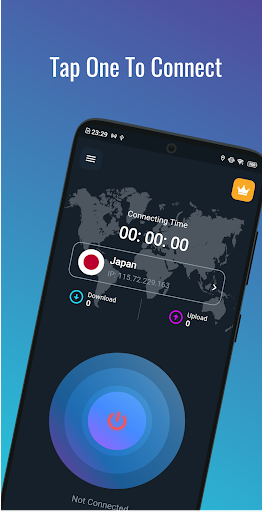 Dark Blue VPN - Fast & Secure应用截图第1张