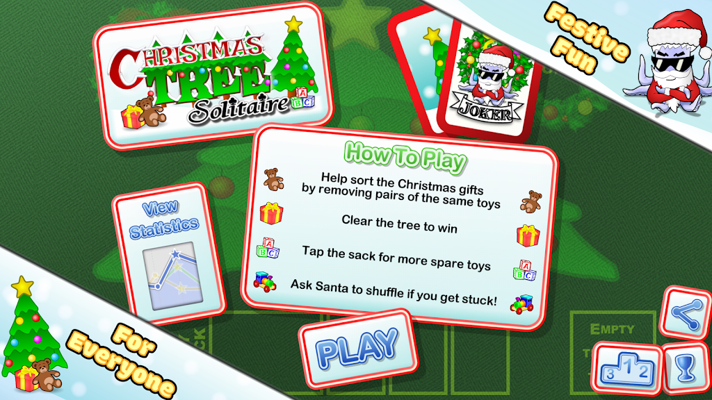 Christmas Tree Solitaire Captura de pantalla 4