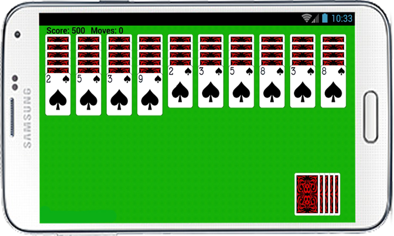Spider Solitaire Free Game HD スクリーンショット 1