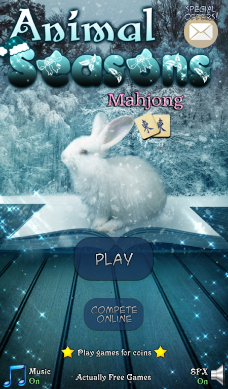 Hidden Mahjong: Animal Seasons Скриншот 1