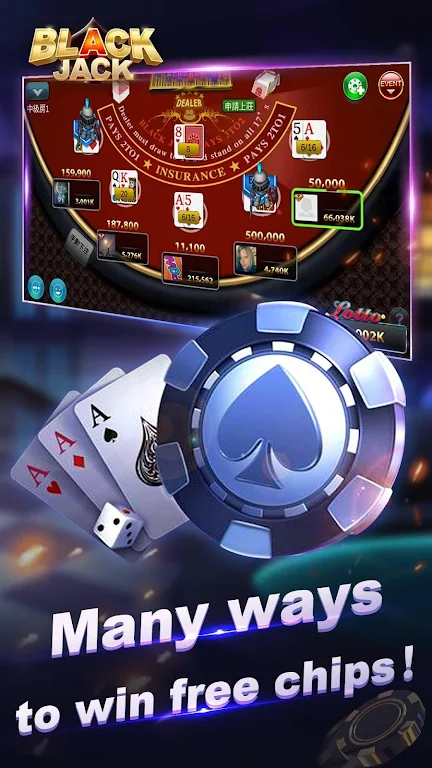Blackjack 21-Free online poker game-jackpot casino Capture d’écran 3