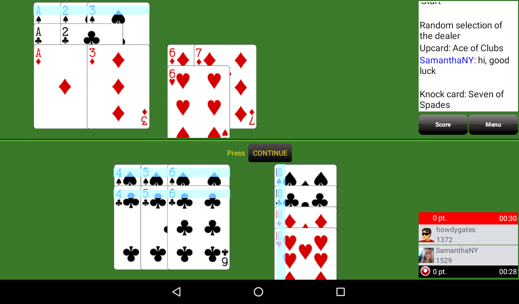 Schermata Gin Rummy Club 4