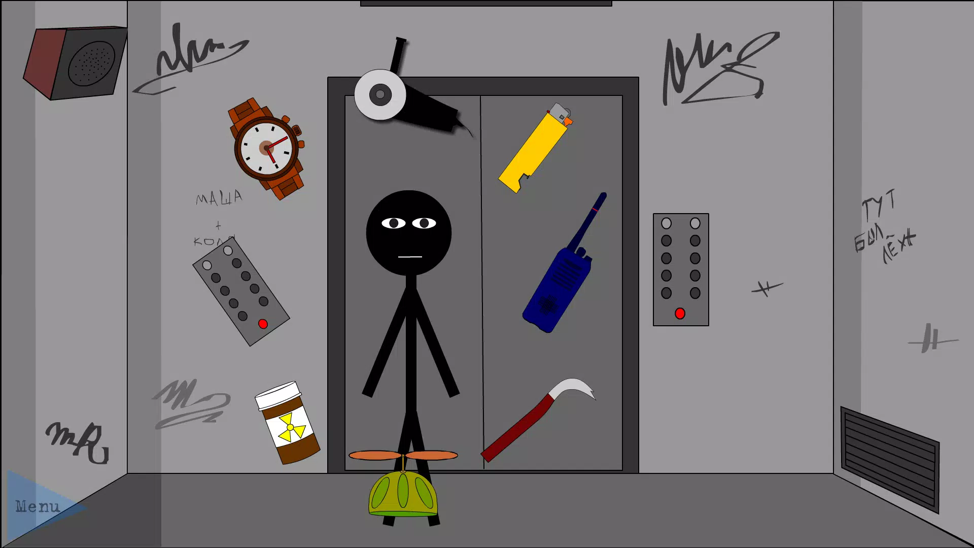 Stickman Escape Lift ဖန်သားပြင်ဓာတ်ပုံ 1