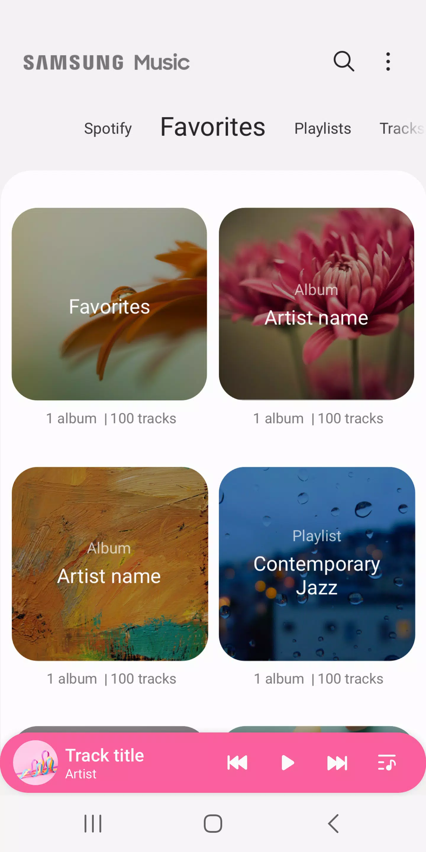 Samsung Music স্ক্রিনশট 3