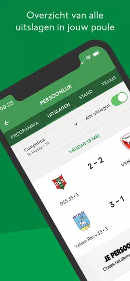Voetbal.nl - De officiële app Schermafbeelding 3