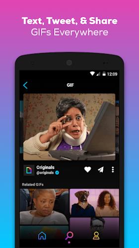 GIPHY: GIF & Sticker Keyboard ဖန်သားပြင်ဓာတ်ပုံ 4