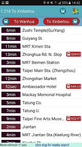 Keelung Bus Timetable 스크린샷 4