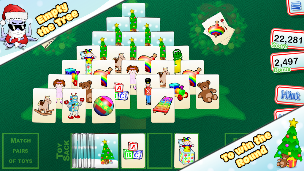 Christmas Tree Solitaire Captura de pantalla 3