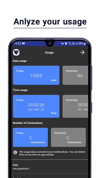Ninja VPN – Faster, Safer Internet Capture d’écran 2