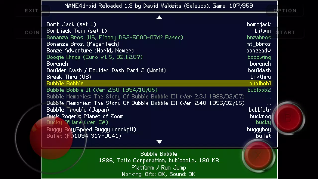 MAME4droid  (0.139u1)应用截图第1张
