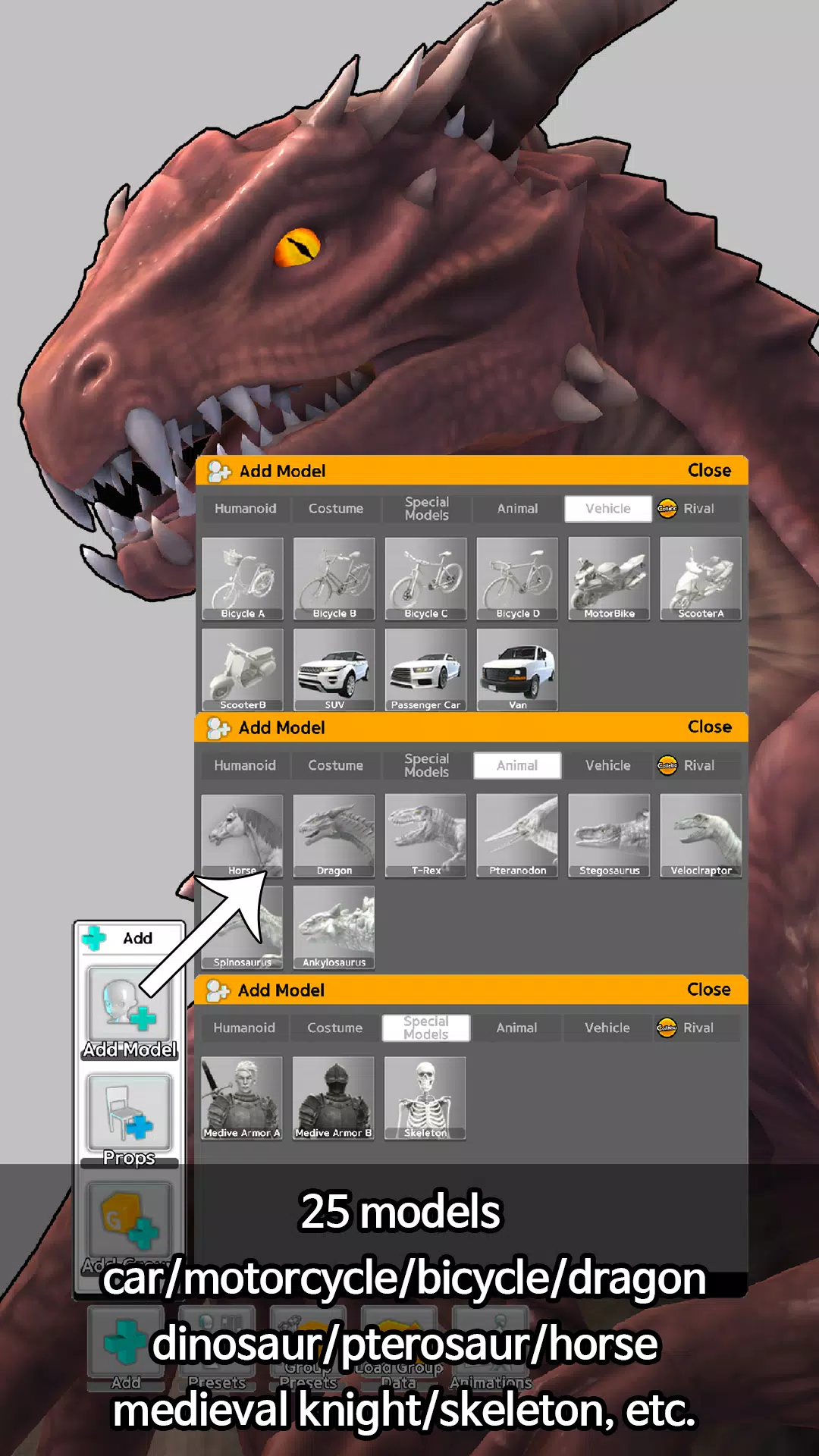 Schermata Easy Pose - 3D pose making app 3