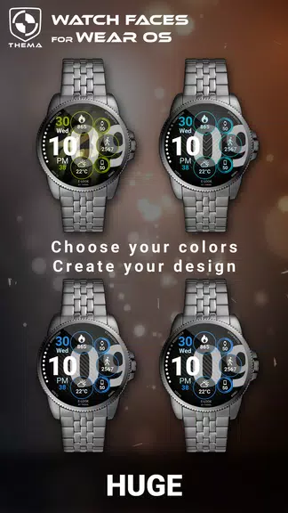 Huge Watch Face應用截圖第2張