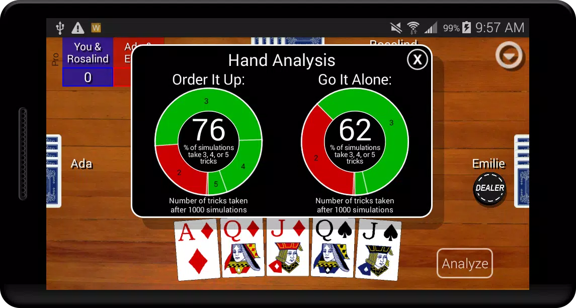 Euchre Card Classic應用截圖第4張