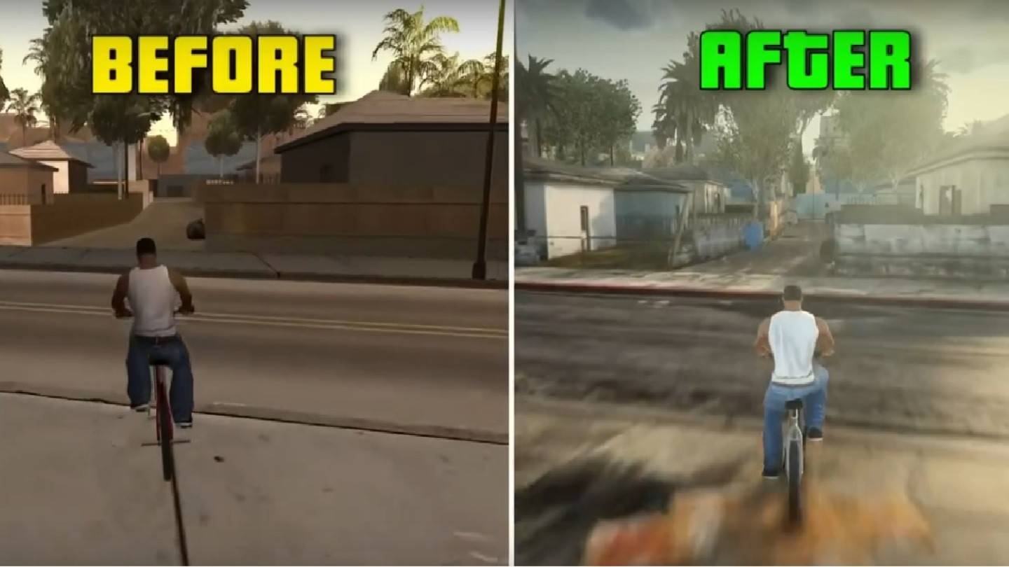 GTA San Andreas Remastered with 51 Mods Unveiled in Stunning Video
