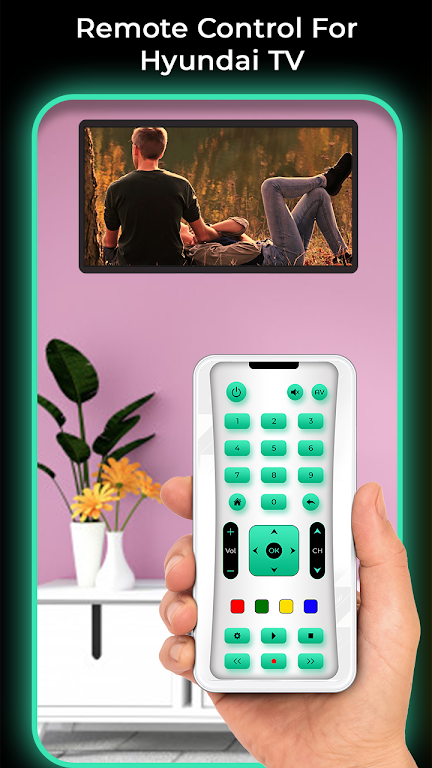 Remote Control For Hyundai TV ဖန်သားပြင်ဓာတ်ပုံ 2