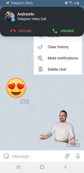 Telegram Beta ภาพหน้าจอ 1