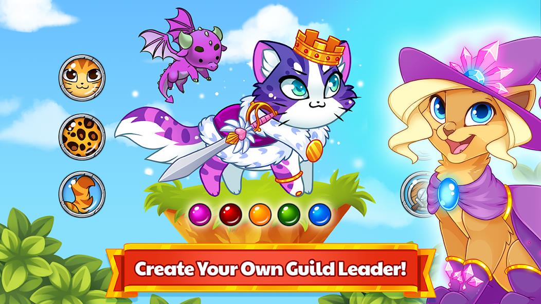Castle Cats - Idle Hero RPG Mod Zrzut ekranu 3