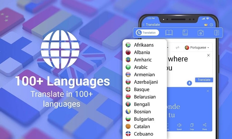 All Language Translate App Capture d’écran 4