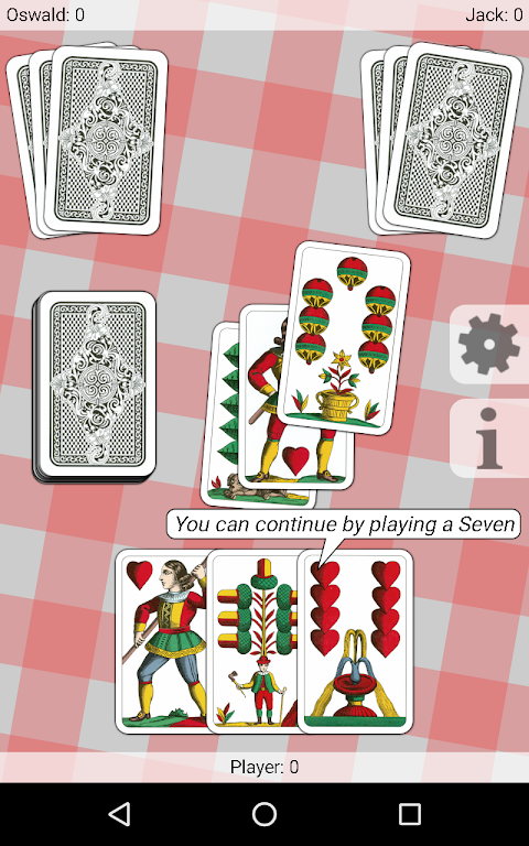 Seven - Card Game スクリーンショット 2