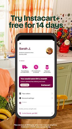 Instacart: Get Food Delivery 스크린샷 2