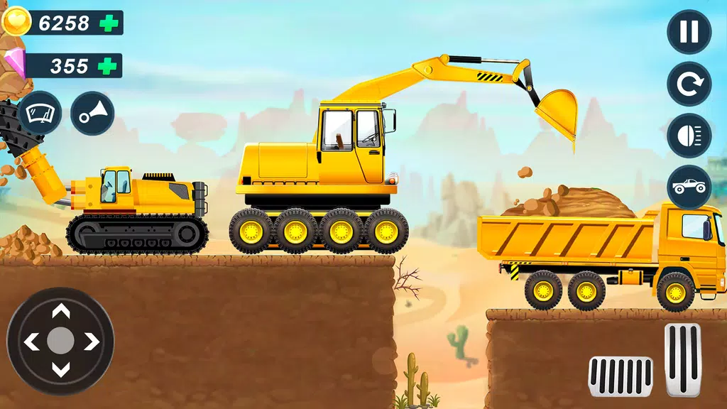 JCB Construction Truck Games Screenshot 2