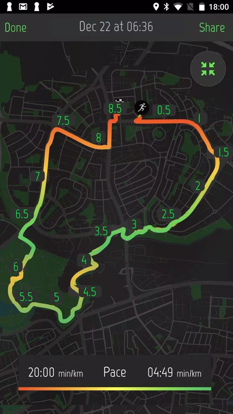 Running Distance Tracker + Captura de tela 4