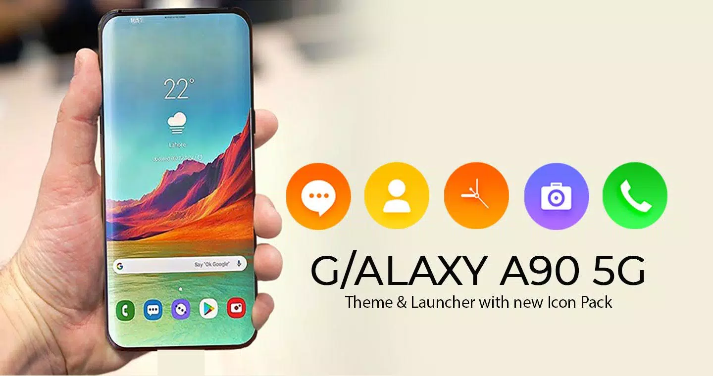 Samsung Galaxy A90 5G Launcher স্ক্রিনশট 2