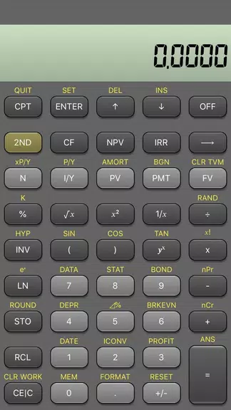 BA Financial Calculator Screenshot 2