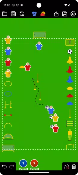 Coach Tactic Board: Soccer Screenshot 2