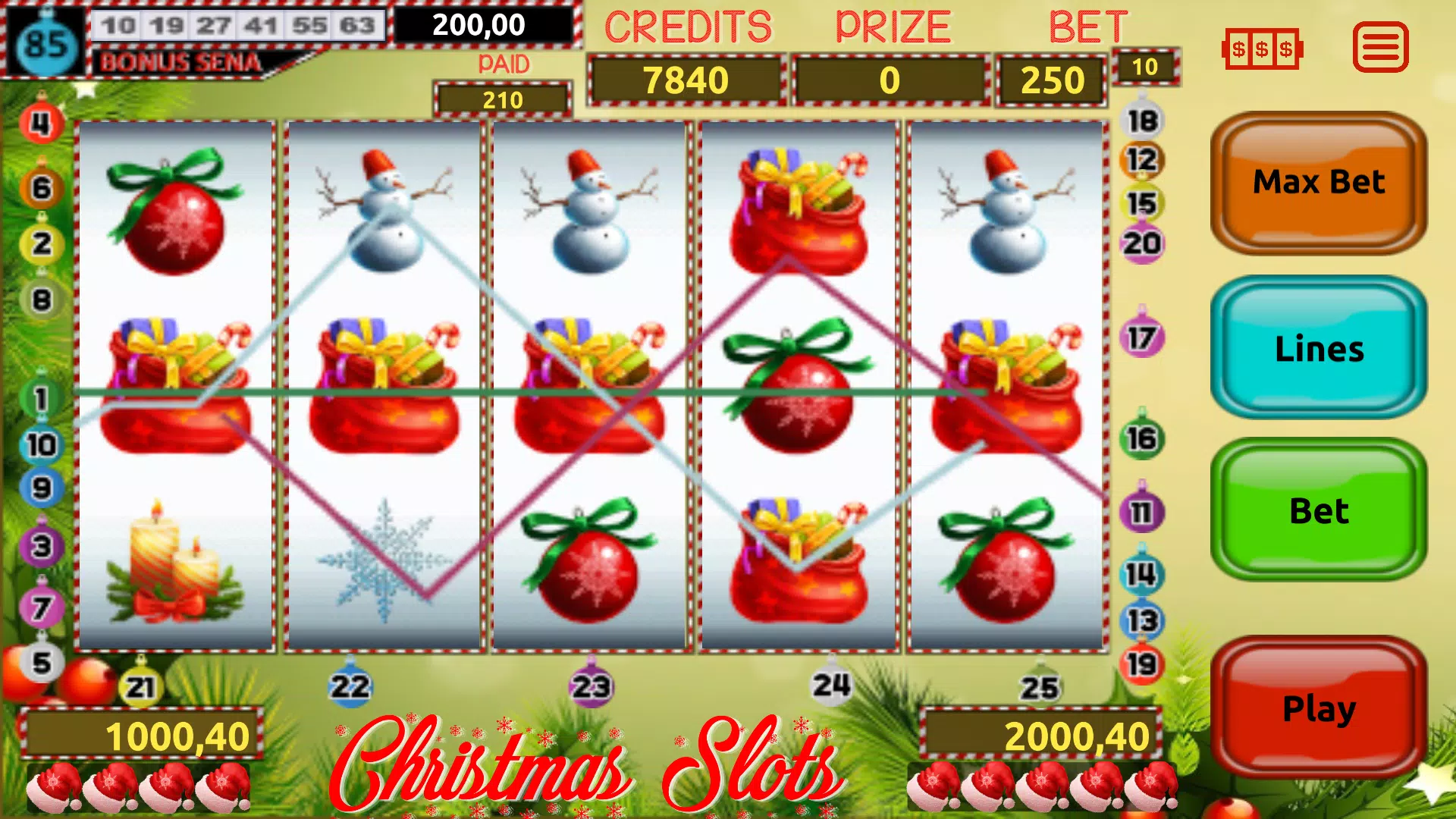 Christmas (Xmas) Slots 스크린샷 1