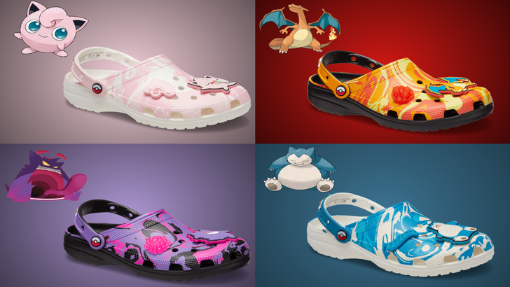 Pokémon Crocs Feature Gen 1 Pokémon