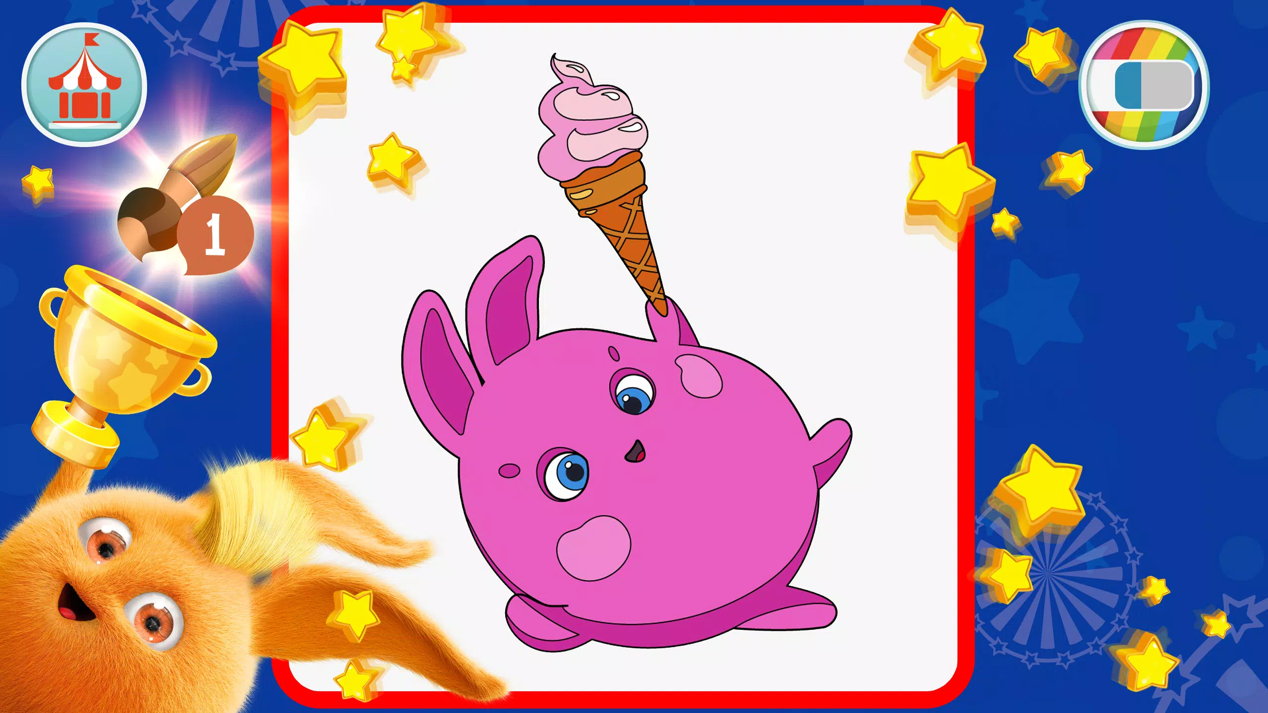 Sunny Bunnies: Coloring Book应用截图第3张