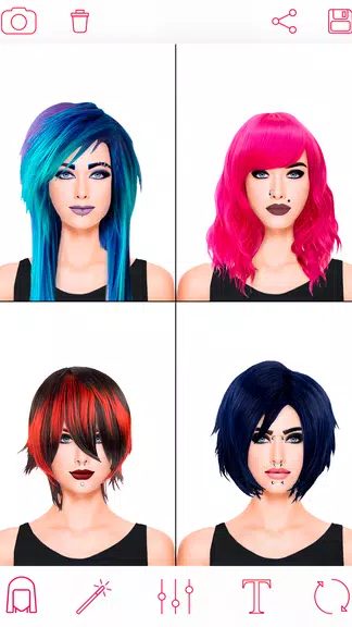 Emo Makeup & Gothic Photo App ဖန်သားပြင်ဓာတ်ပုံ 1
