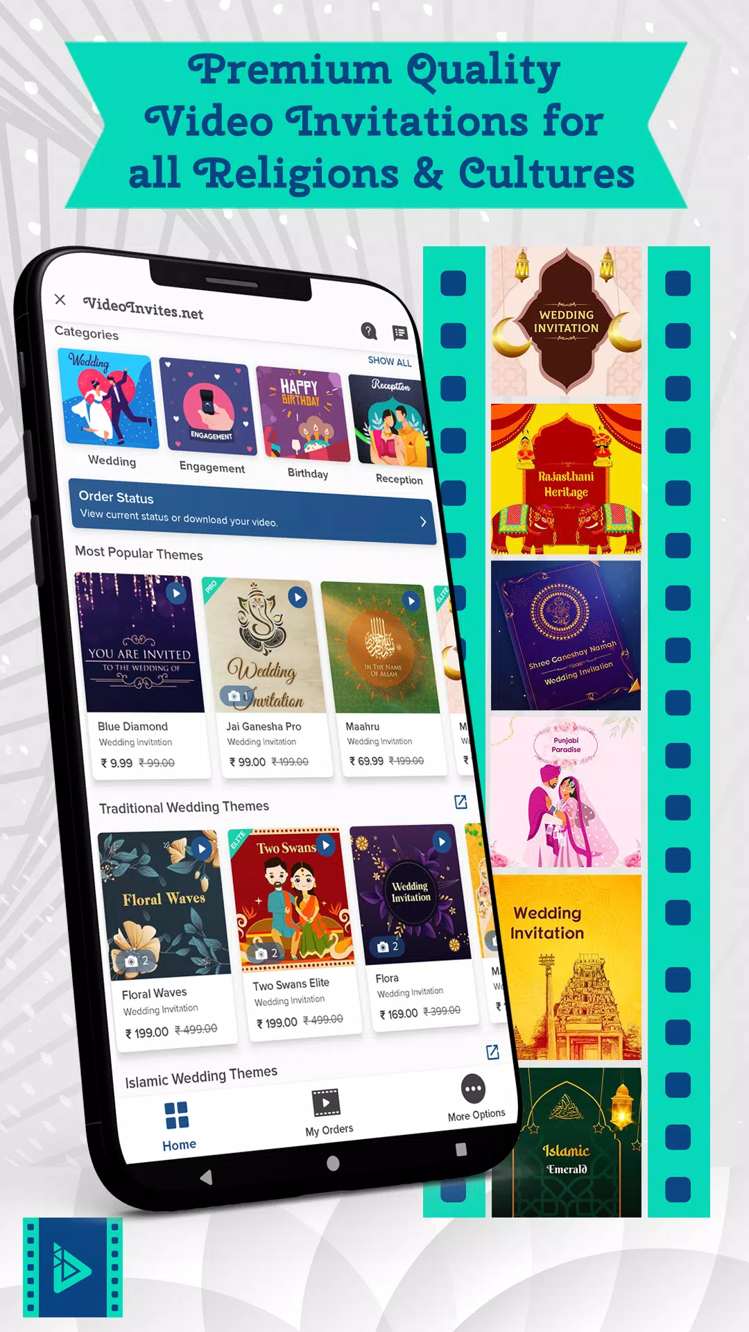 Video Invitation Maker App スクリーンショット 3