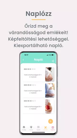 PregHello – terhességi app 스크린샷 3