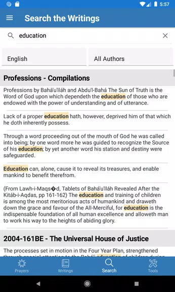Baha’i Prayers and Writings应用截图第4张