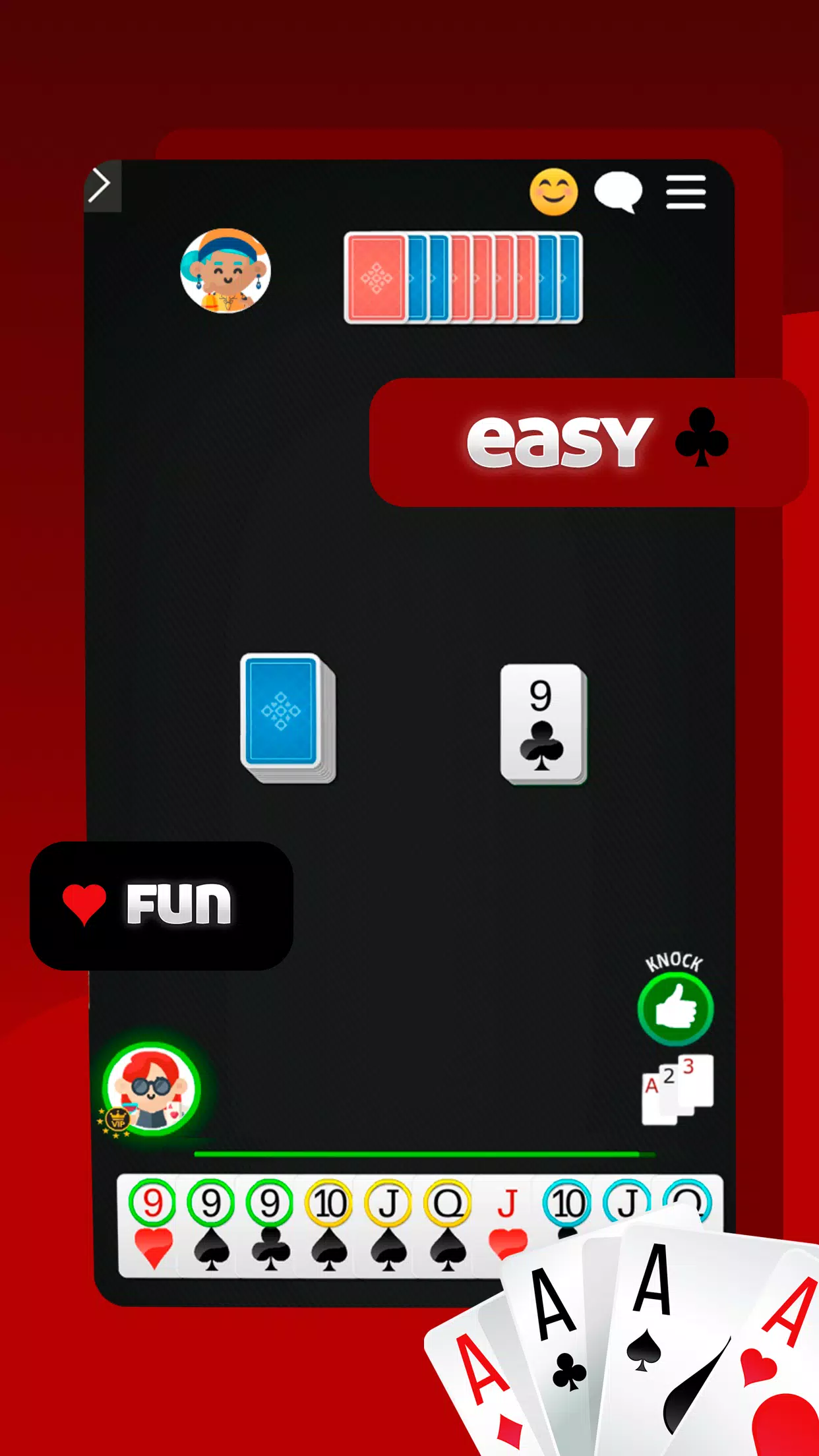 Straight Gin Rummy Online應用截圖第2張