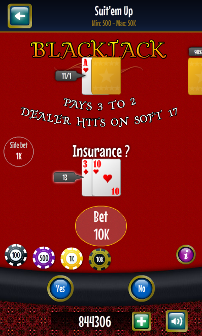 ♣ 21 Blackjack City應用截圖第3張