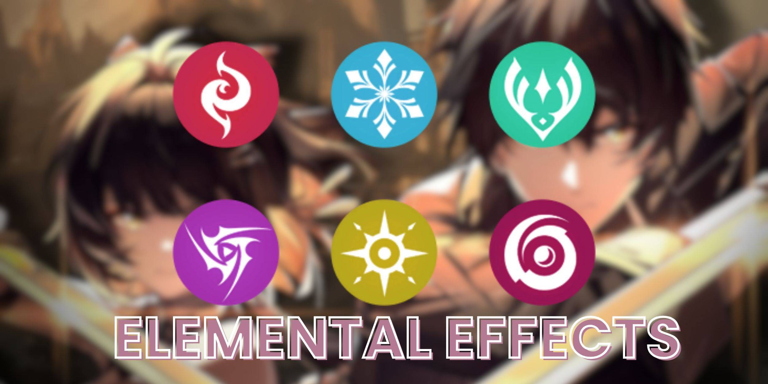 Ang mga elemental na epekto na ginalugad sa mga wuthering waves