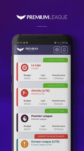 Premium League Fantasy Game應用截圖第2張